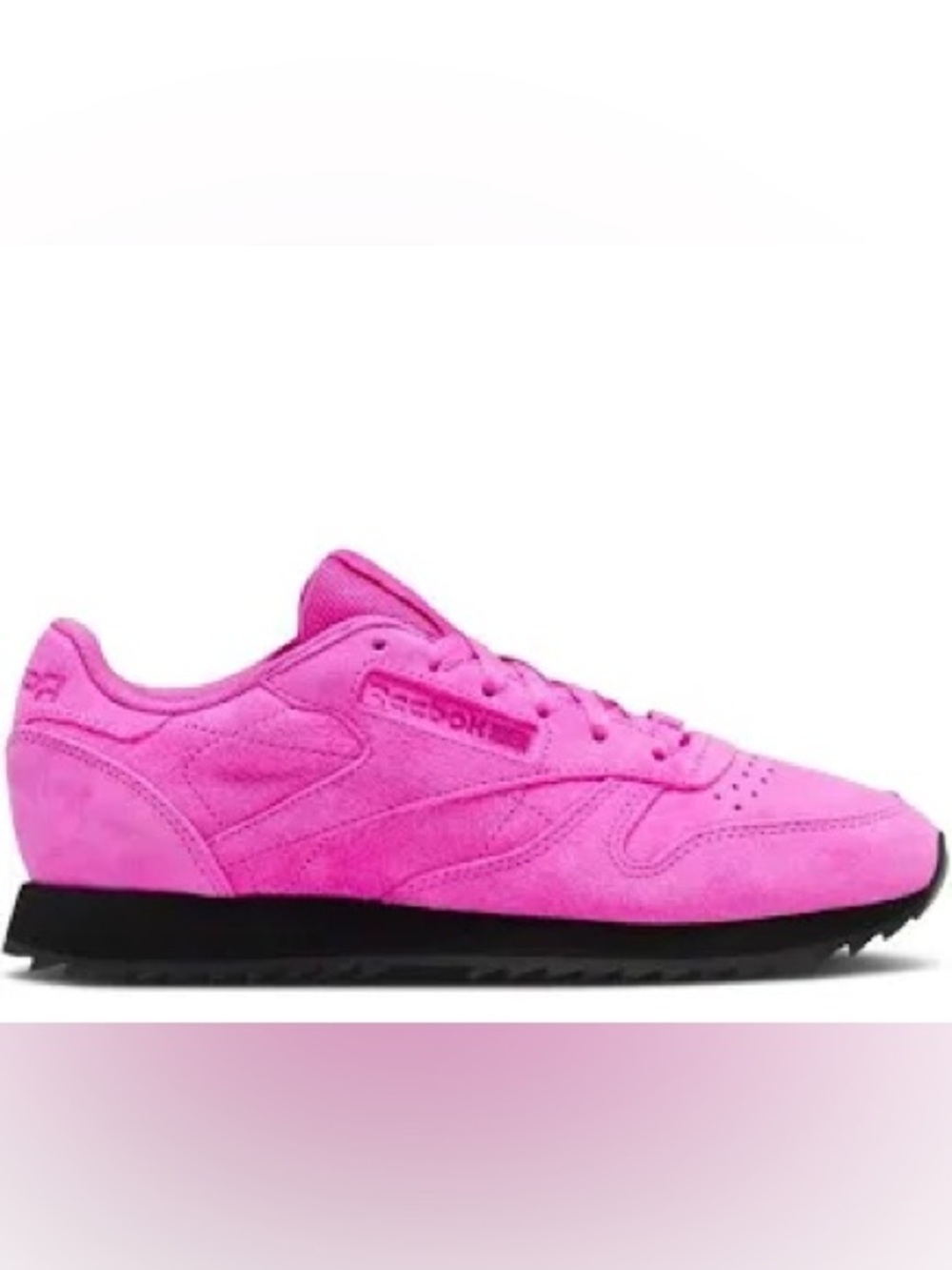 Women's Pink Classic Leather Ripple Sneakers